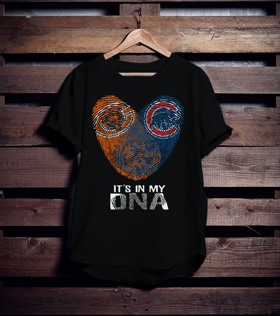 Bears Cubs Logos It's In My DNA T-Shirt