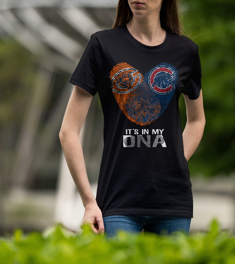 Bears Cubs Logos It's In My DNA T-Shirt