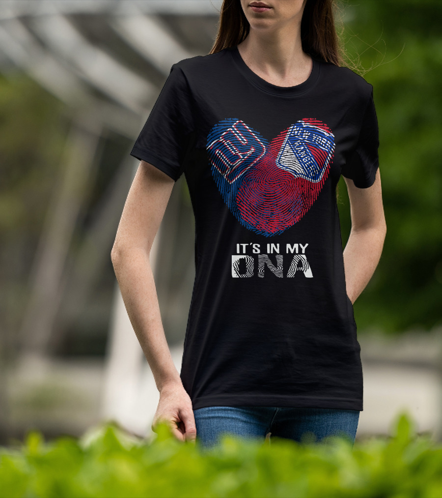 New York Giants Rangers It's In My Dna T-Shirt