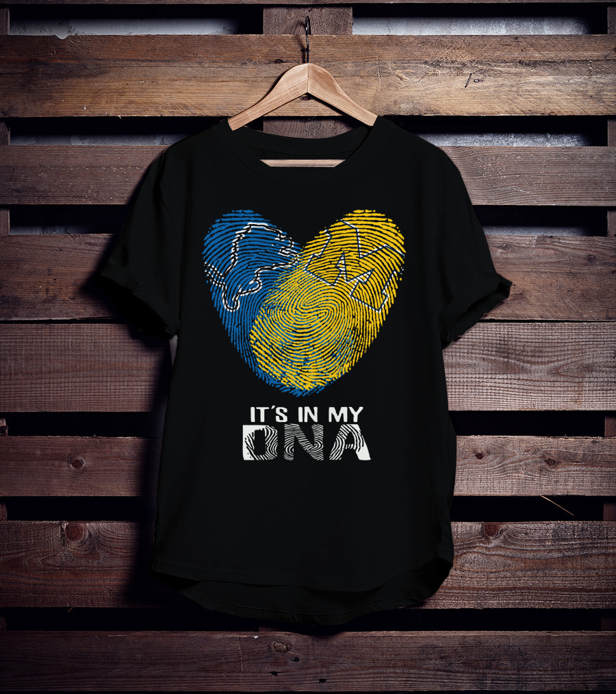 Lions Michigan M It's In My DNA T-Shirt