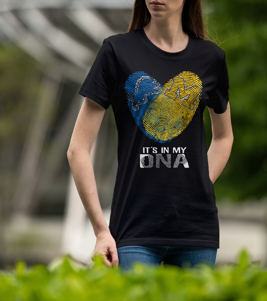 Lions Michigan M It's In My DNA T-Shirt