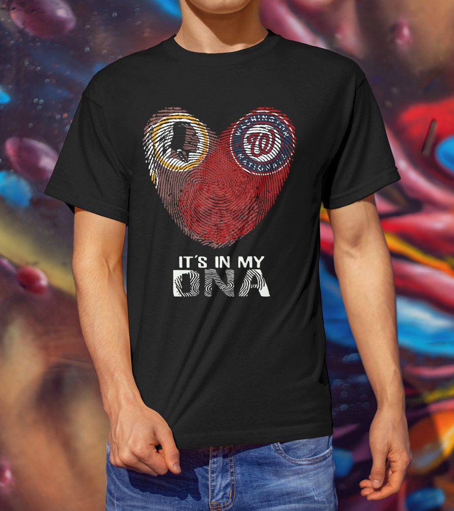 Redskins Washington Nationals It's In My Dna T-Shirt