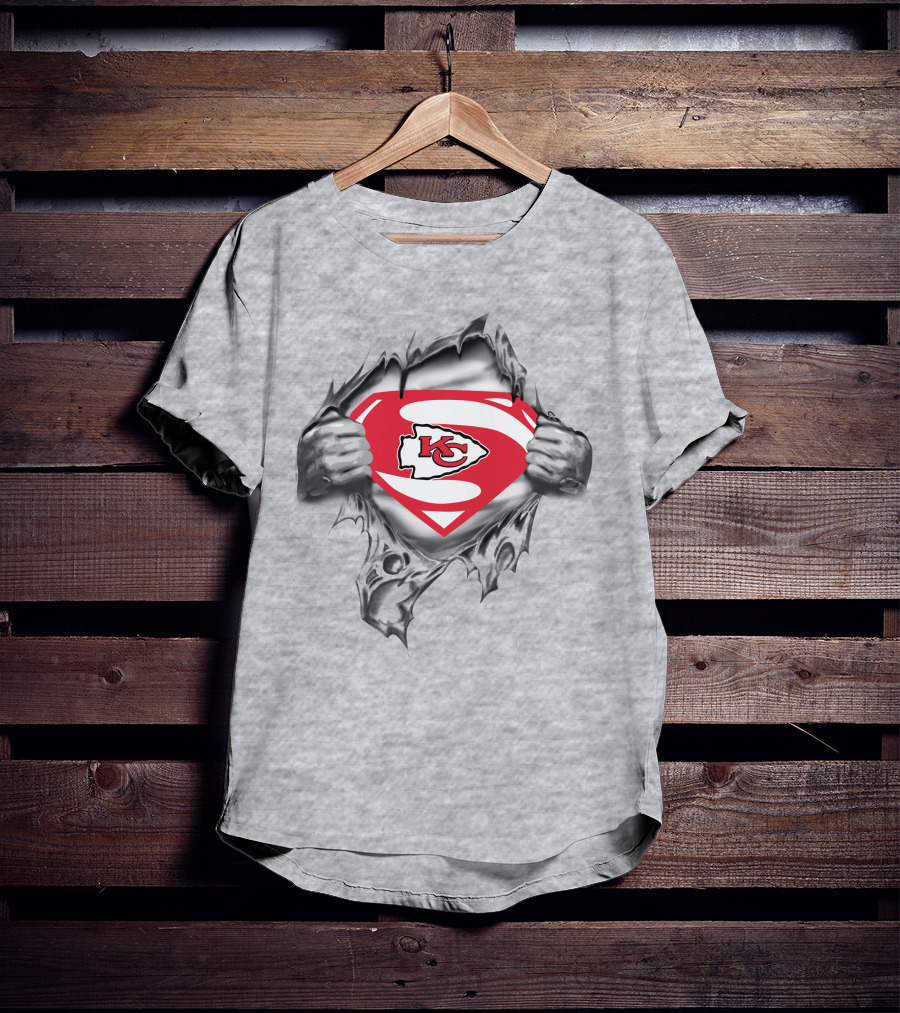 Kansas City Chiefs Superman Symbol T-Shirt