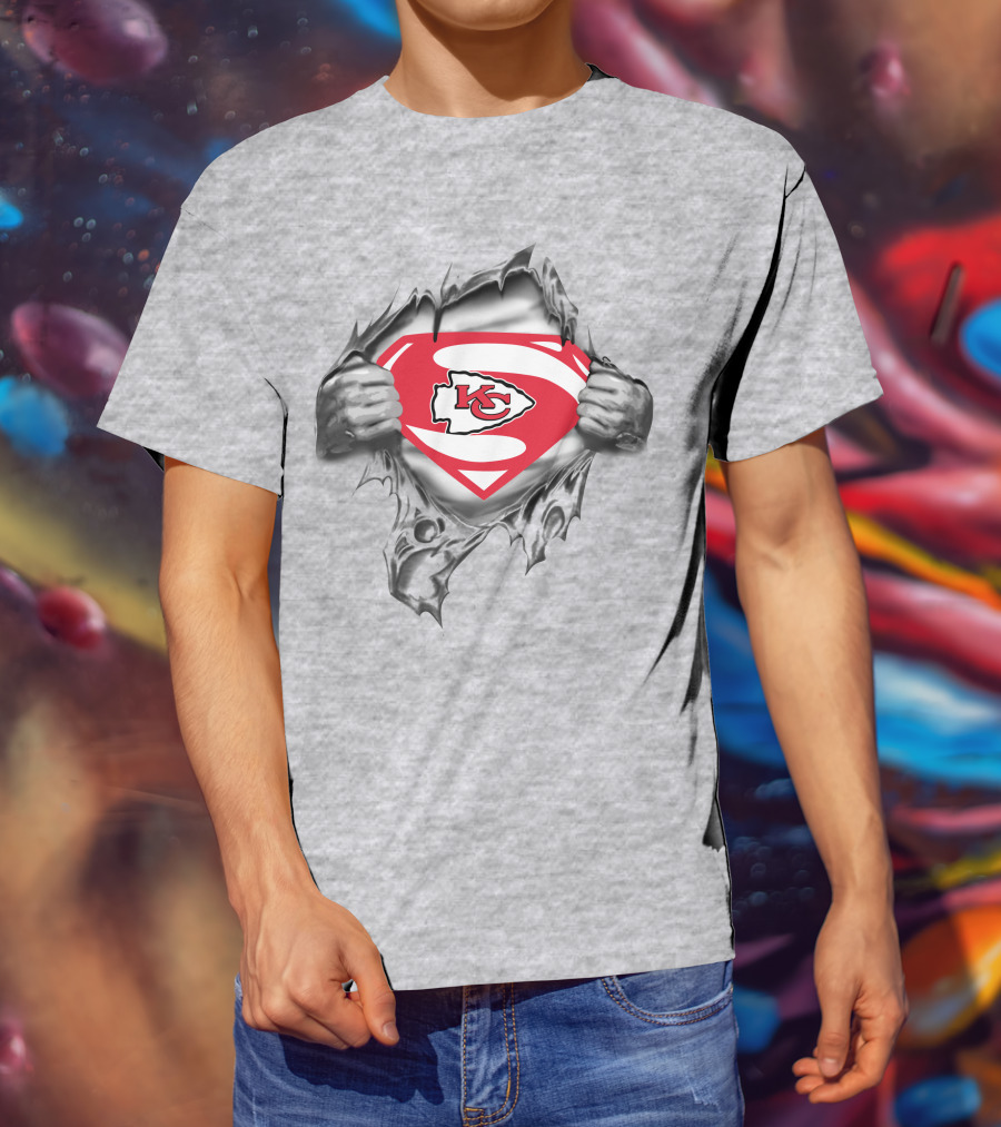 Kansas City Chiefs Superman Symbol T-Shirt