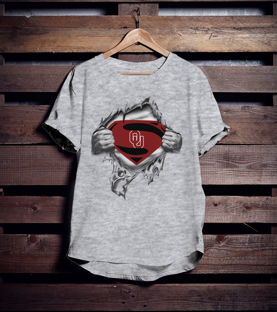 OU Sooners Superman Logo Shirt Conceptual T-Shirt