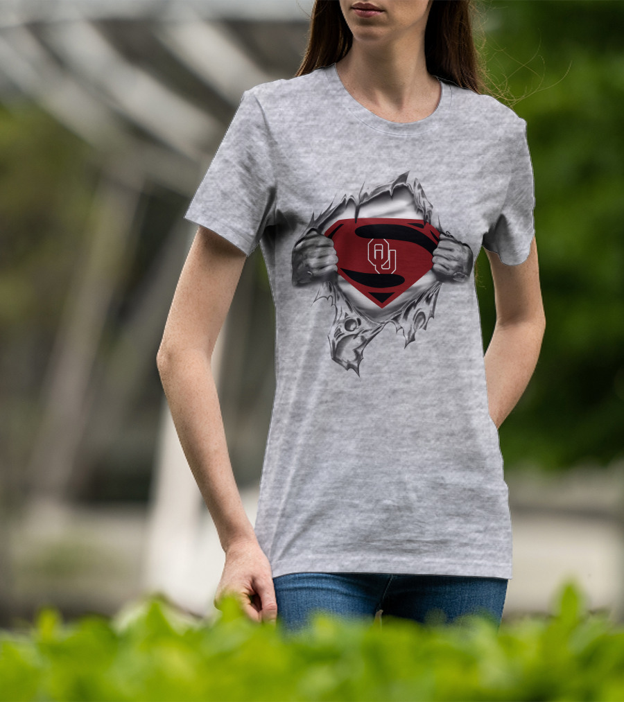 OU Sooners Superman Logo Shirt Conceptual T-Shirt