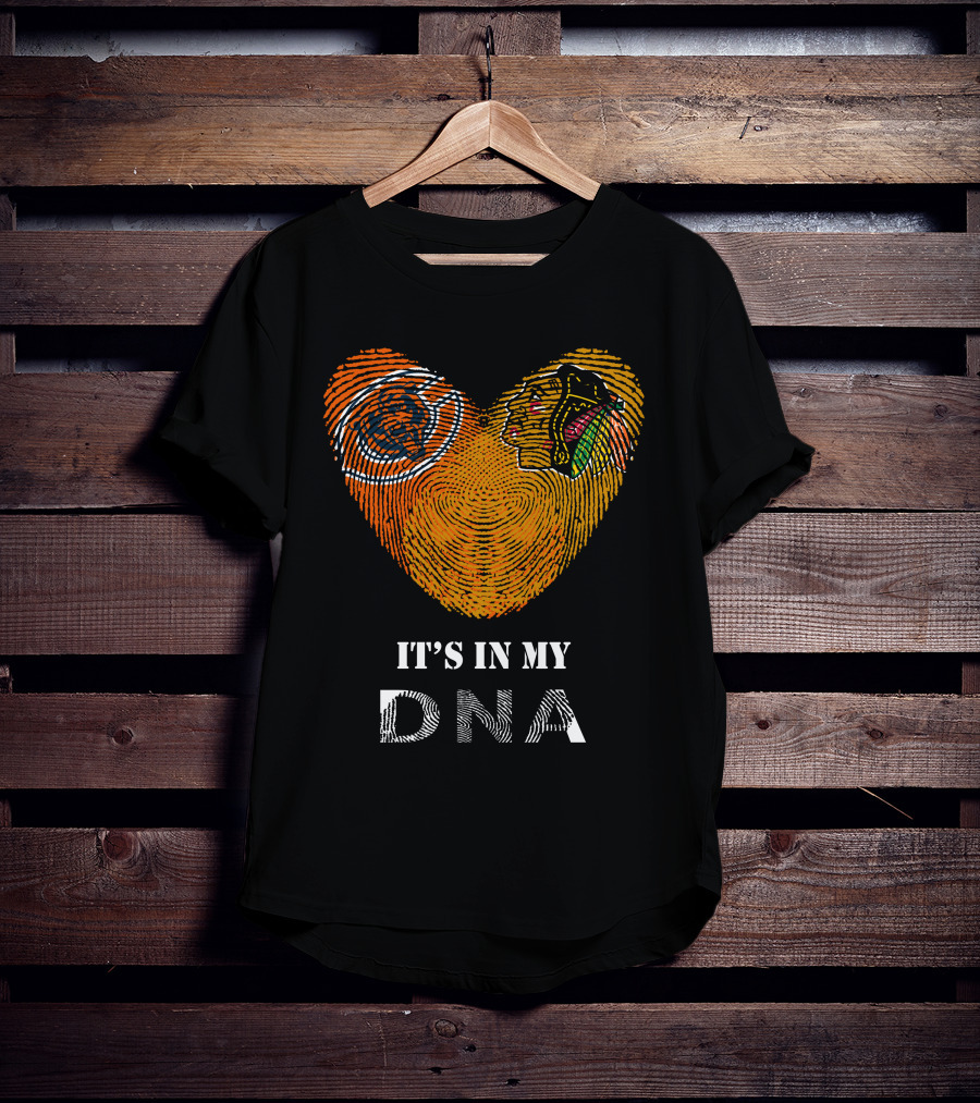 Chicago Bears Blackhawks It's In My DNA T-Shirt