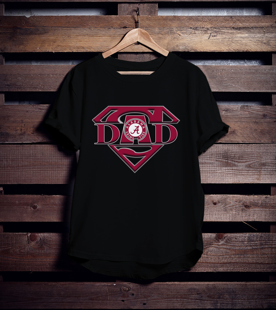 Alabama Crimson Tide Super Dad Icon T-Shirt