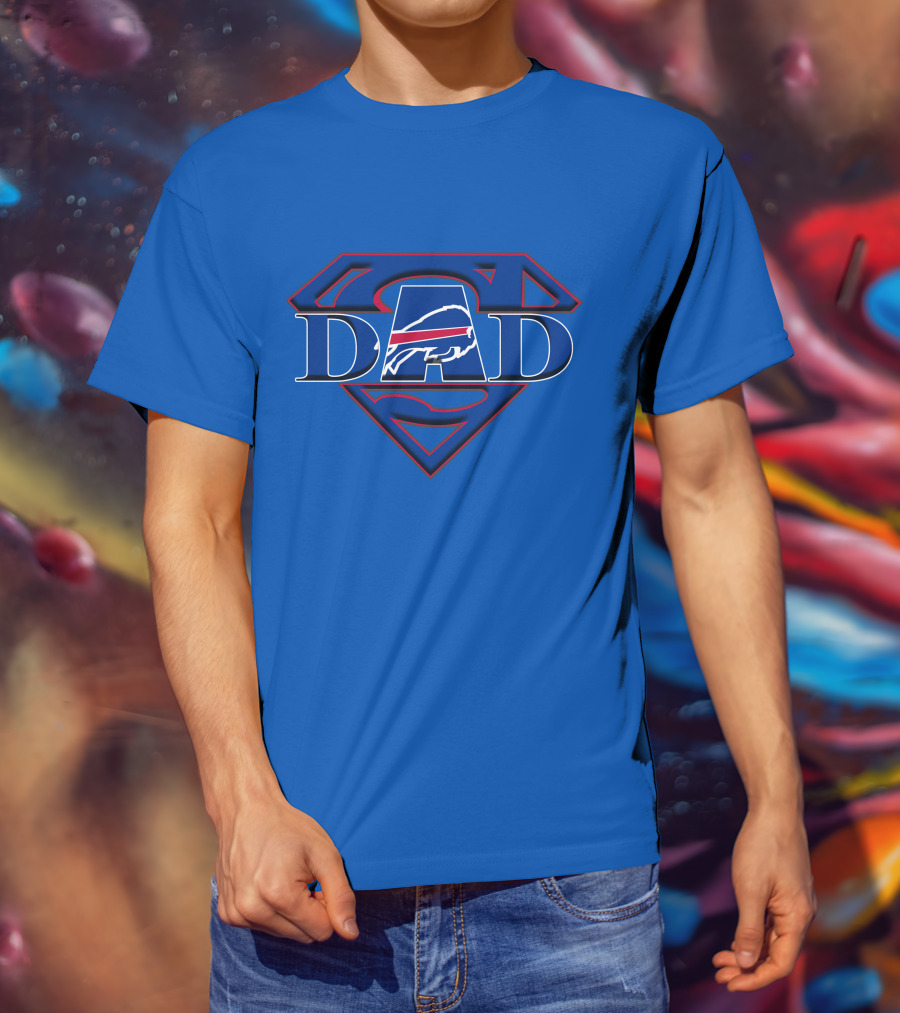 Bills Super Dad Superman Buffalo T-Shirt