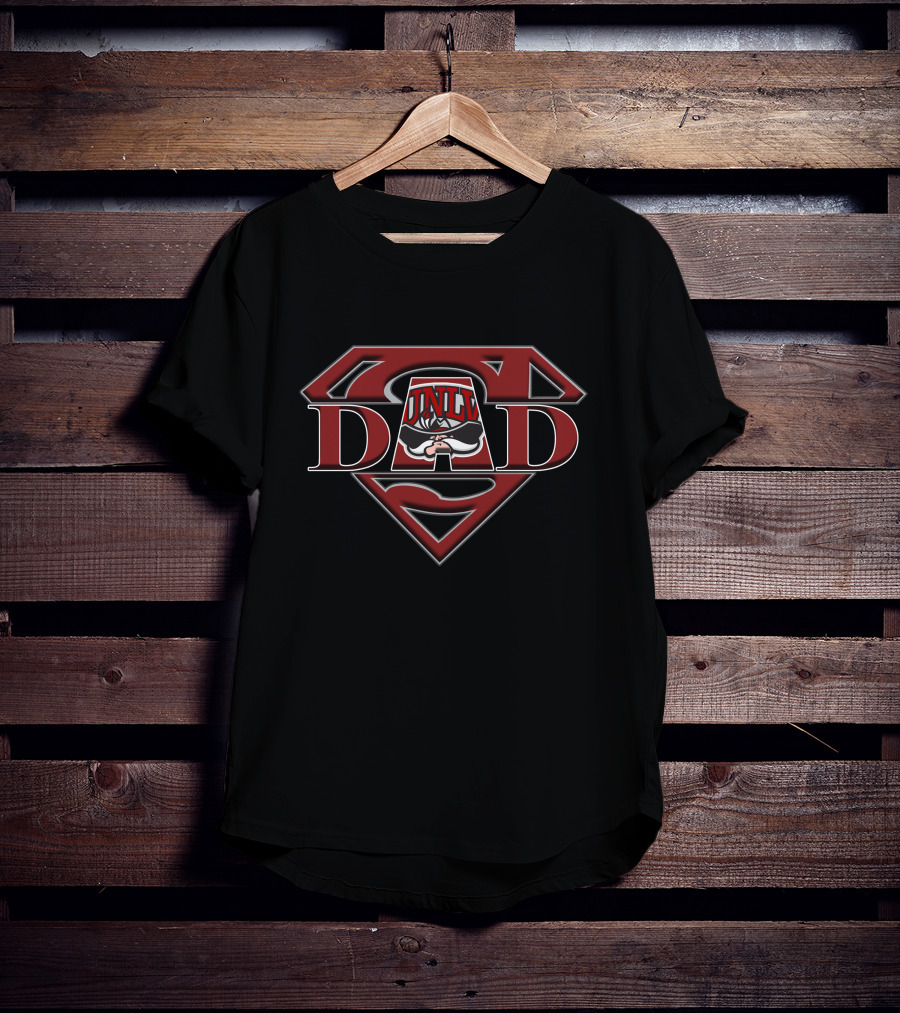 Unlv Rebels Super Dad Superman T-Shirt