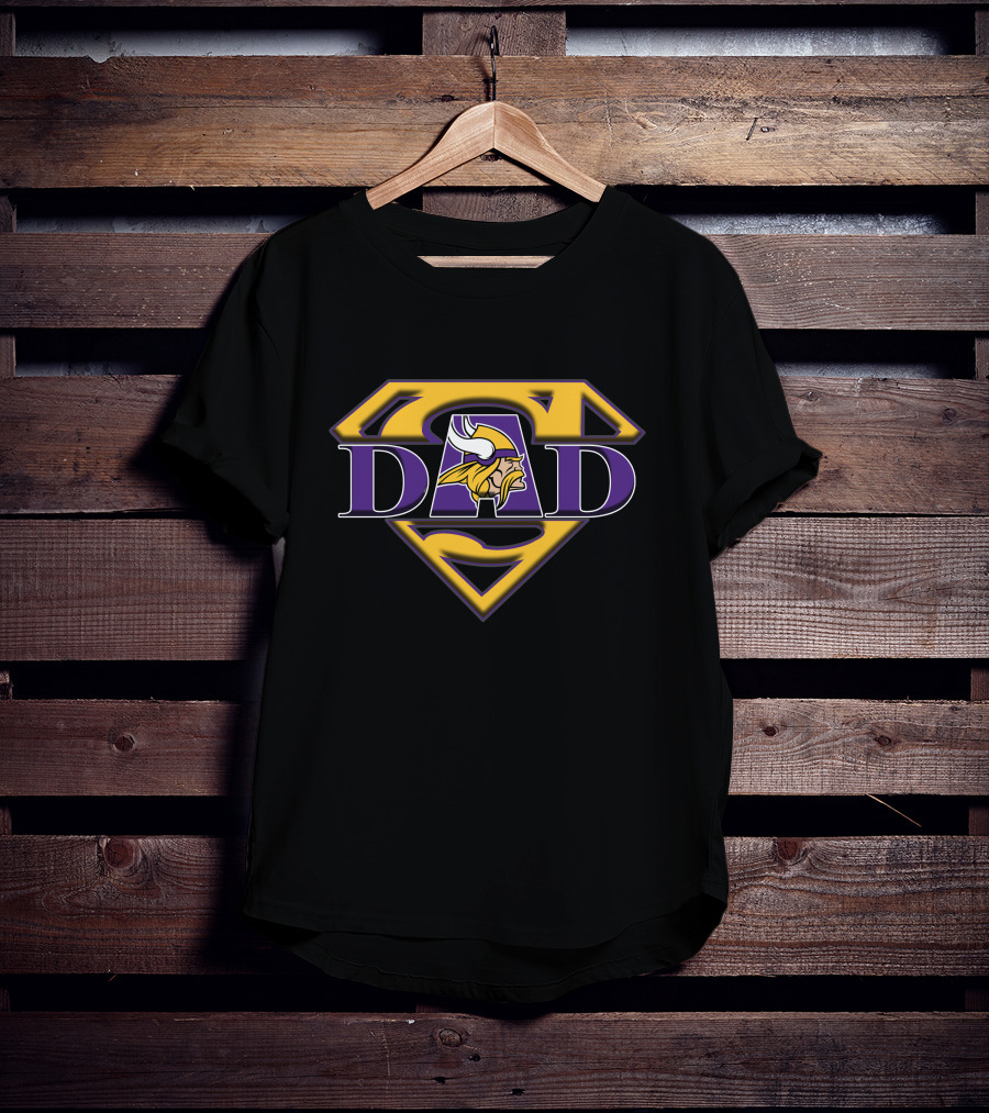 Super Dad Vikings T-Shirt