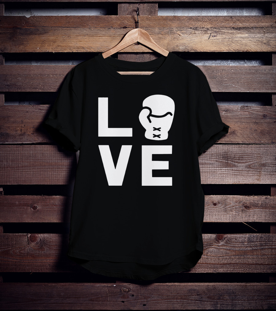 Love Boxing Glove Cool Boxer Iconic Sports T-Shirt