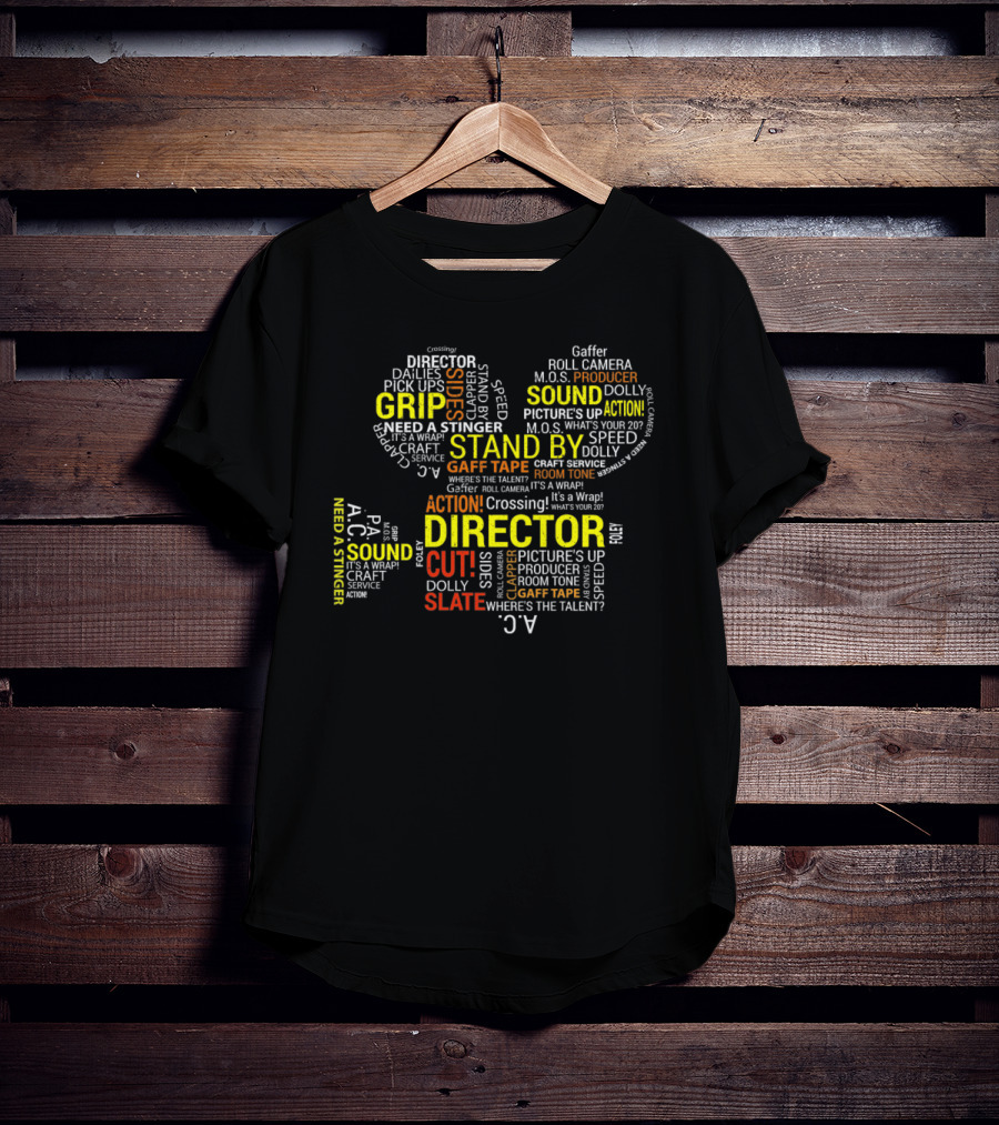 Director Cut Stand By Sound Grip Action Stinger Slate Engineer T-Shirt