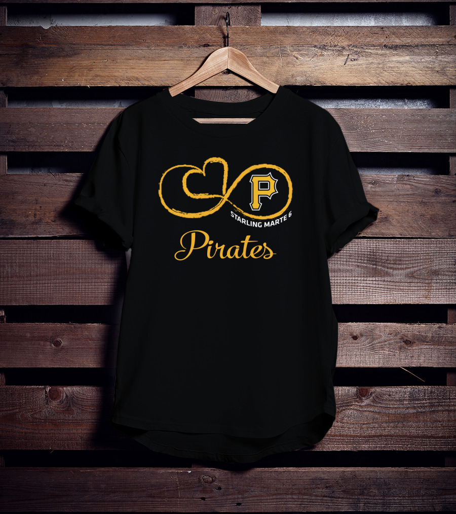 Pittsburgh Pirates Starling Marte 6 Infinity Love T-Shirt