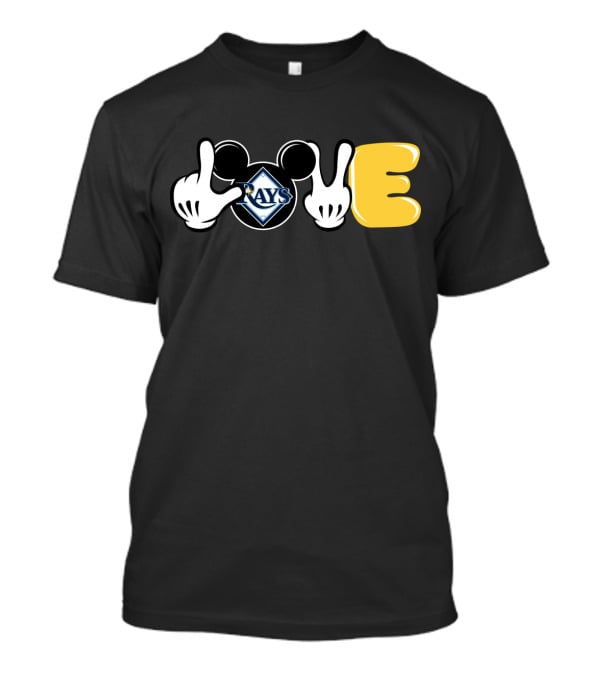 Love Tampa Bay Rays Mickey Ears T-Shirt