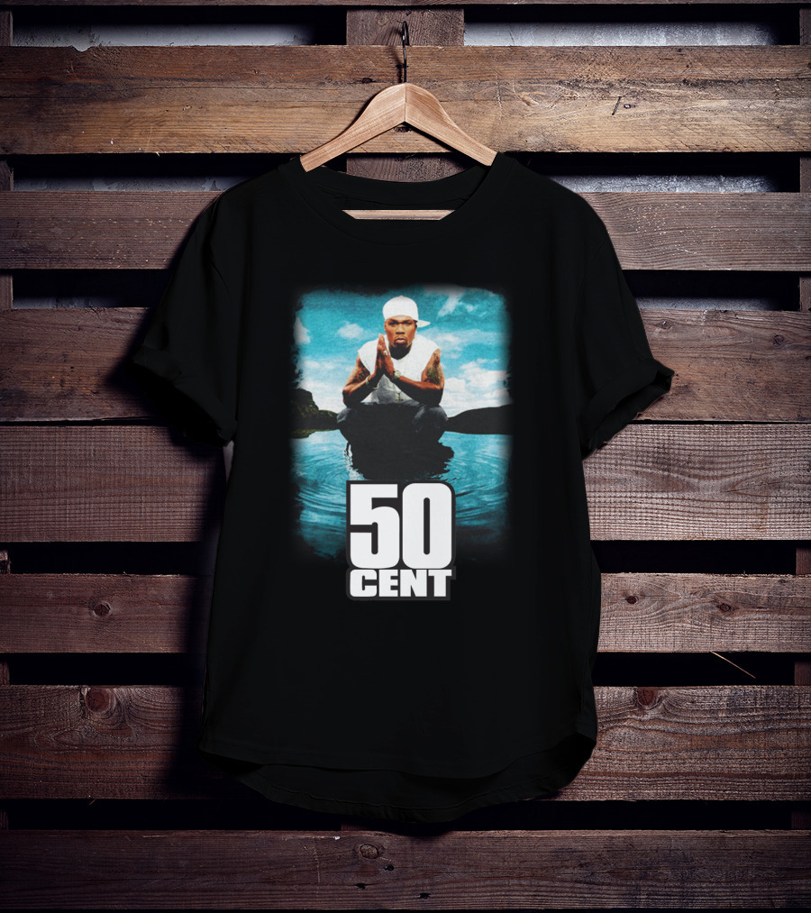 Cent Iconic Album Cover With Praying Pose And Sky T-Shirt