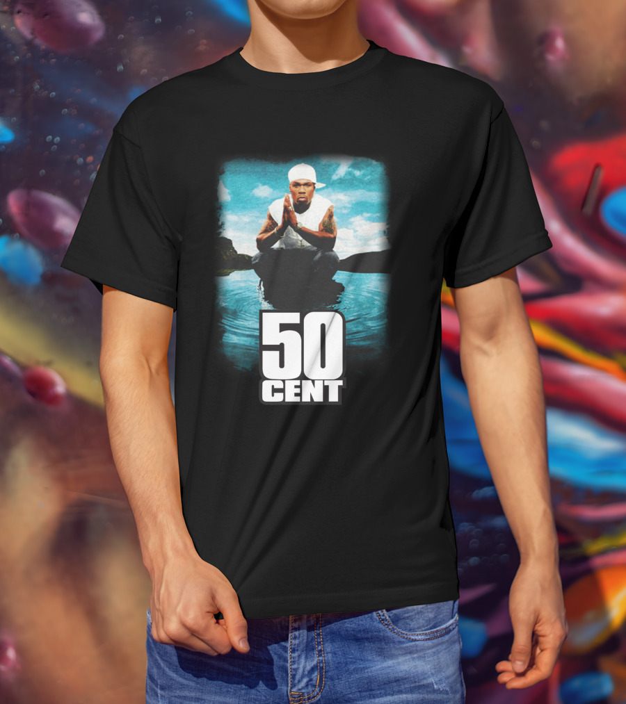 Cent Iconic Album Cover With Praying Pose And Sky T-Shirt