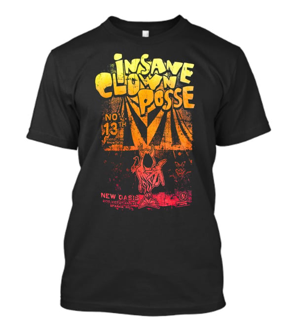 Insane Clown Posse No. 13Th Concert Show New Oasis Sparks Nv T-Shirt