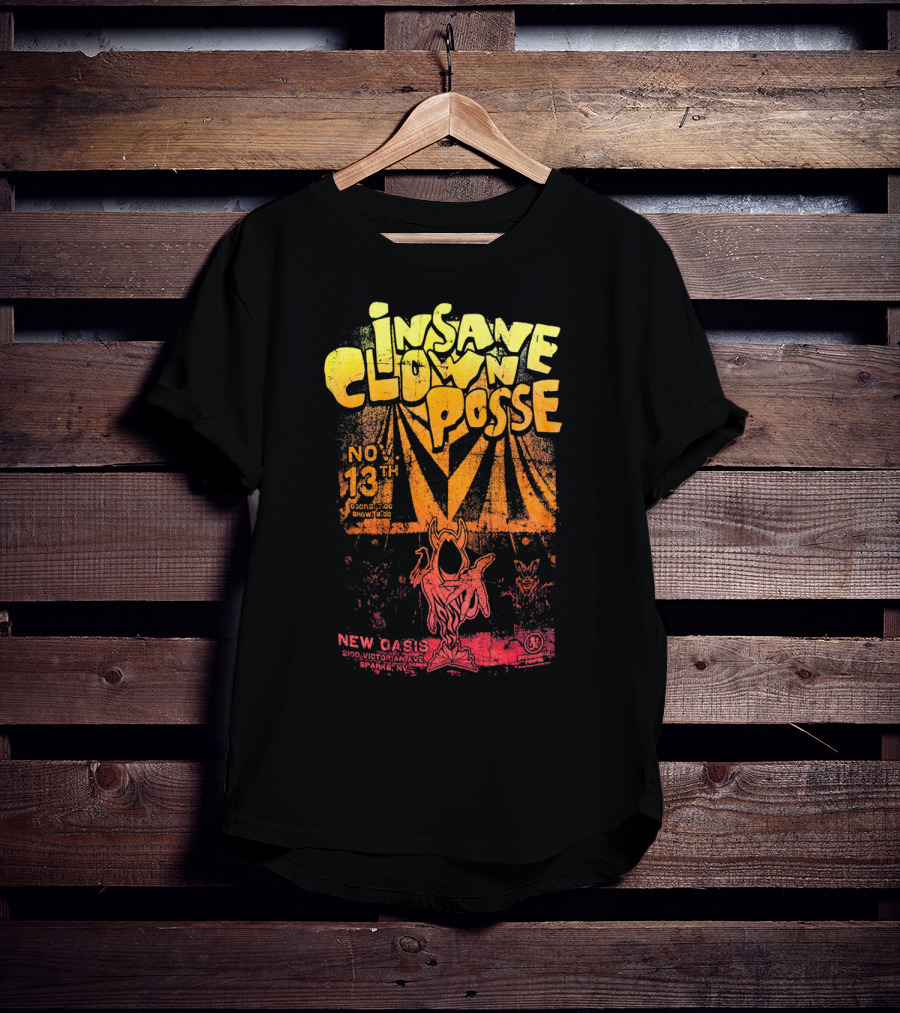 Insane Clown Posse No. 13Th Concert Show New Oasis Sparks Nv T-Shirt