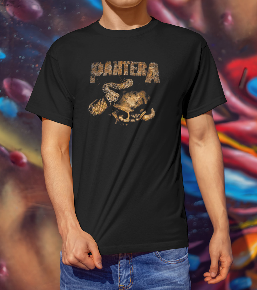 Pantera Snake Skull T-Shirt