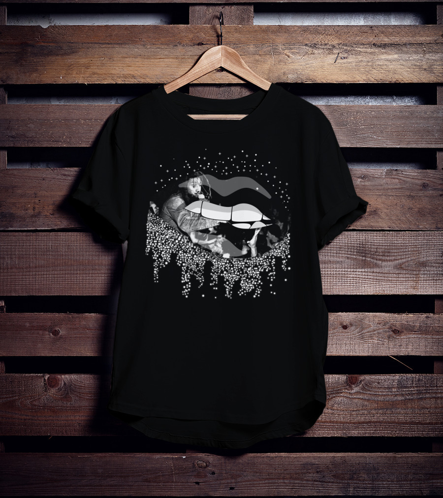 Bad Brains Monochrome Lips Concert T-Shirt