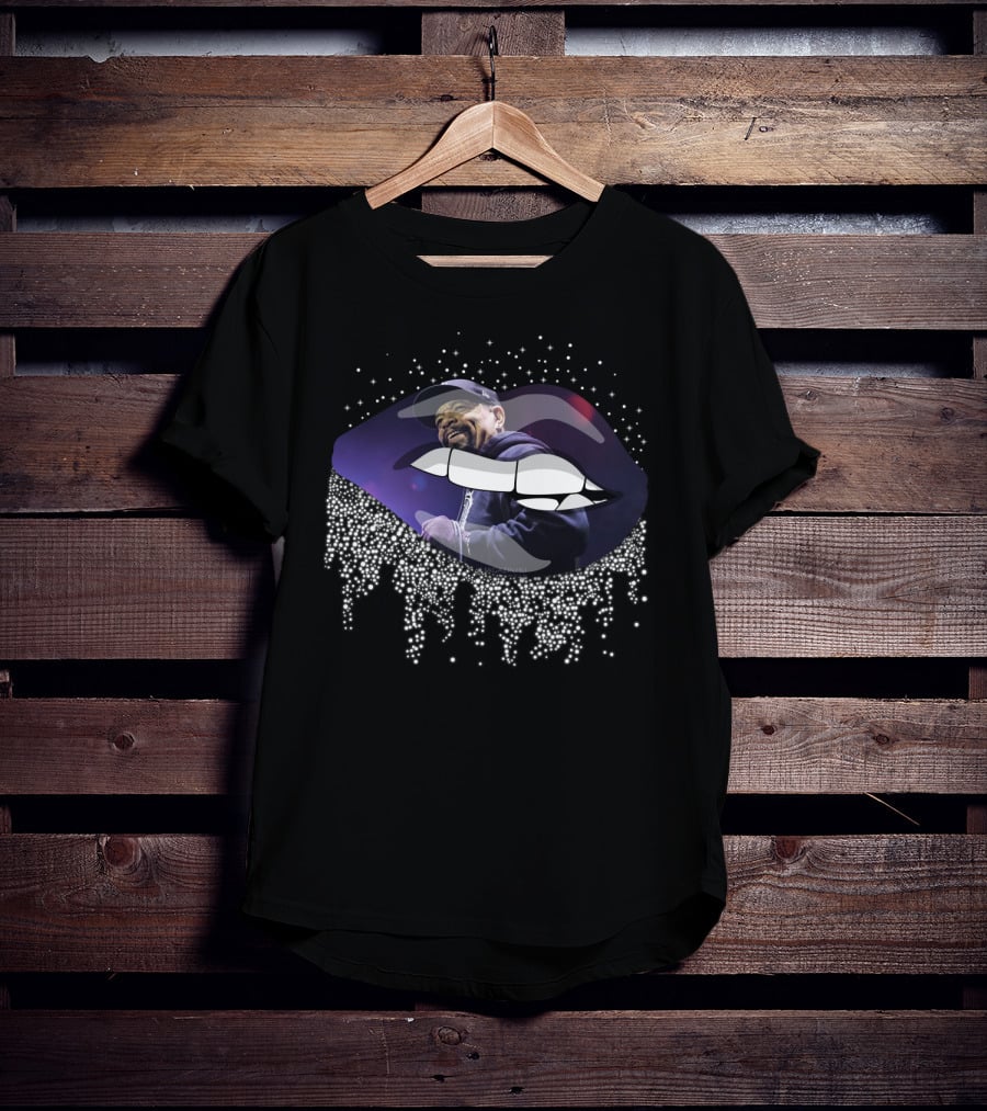 Icemft Ice Cube Dripping Lip T-Shirt