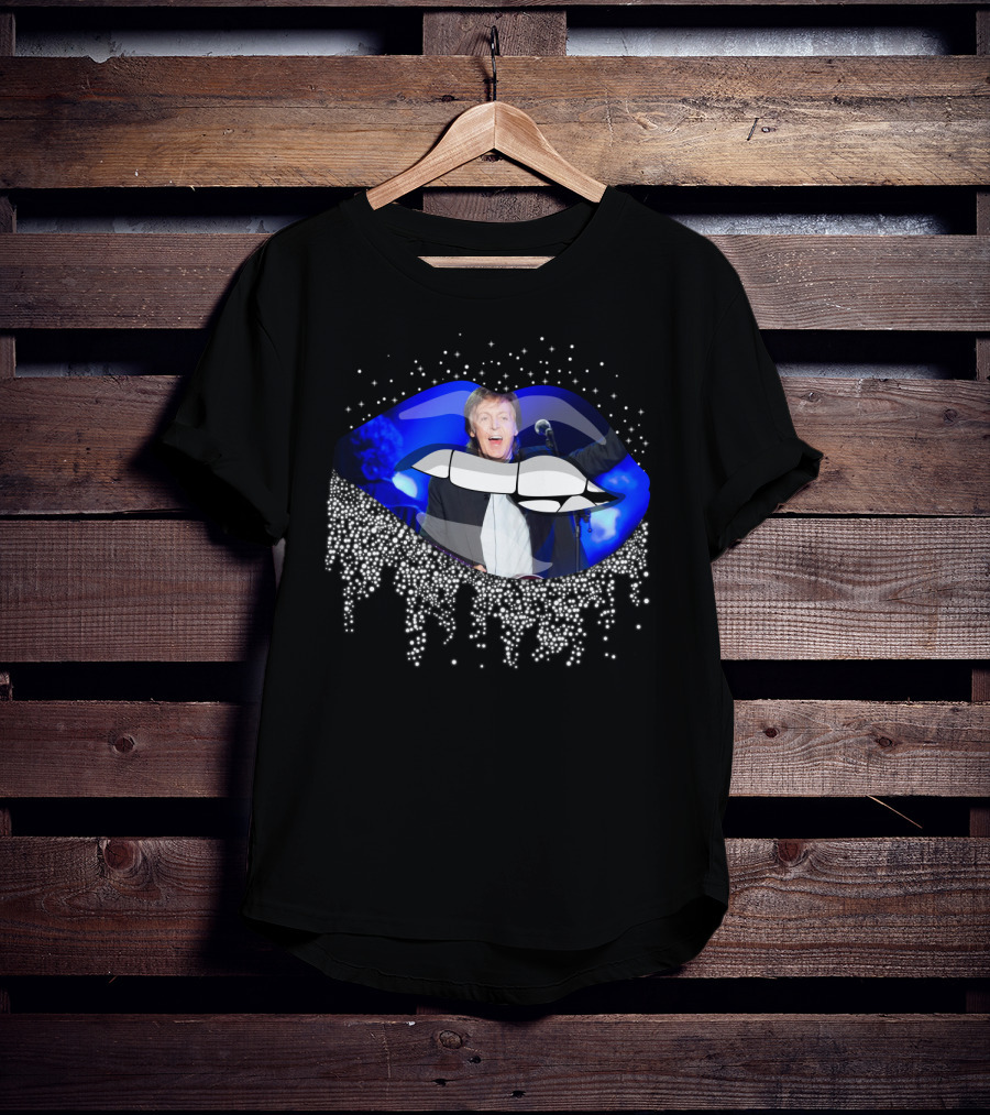 Paul Mccartney Glowing Lips Sparkling Performance T-Shirt