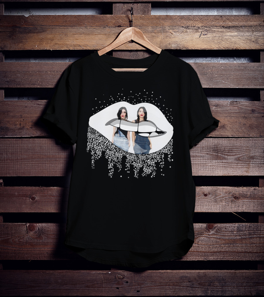 The Veronicas Sparkling Lips And Twins T-Shirt