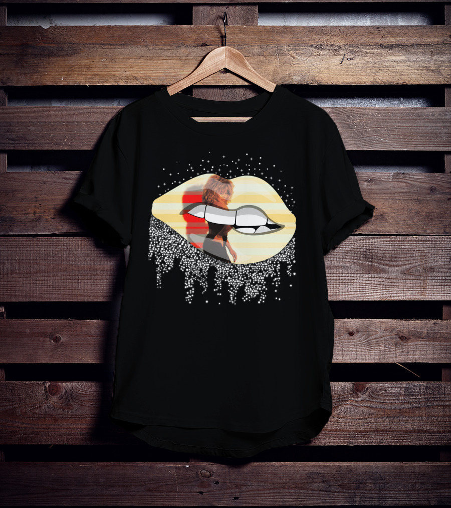 Tina Turner Lips Iconic Performance T-Shirt