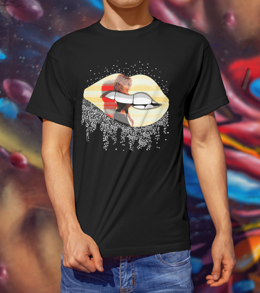 Tina Turner Lips Iconic Performance T-Shirt