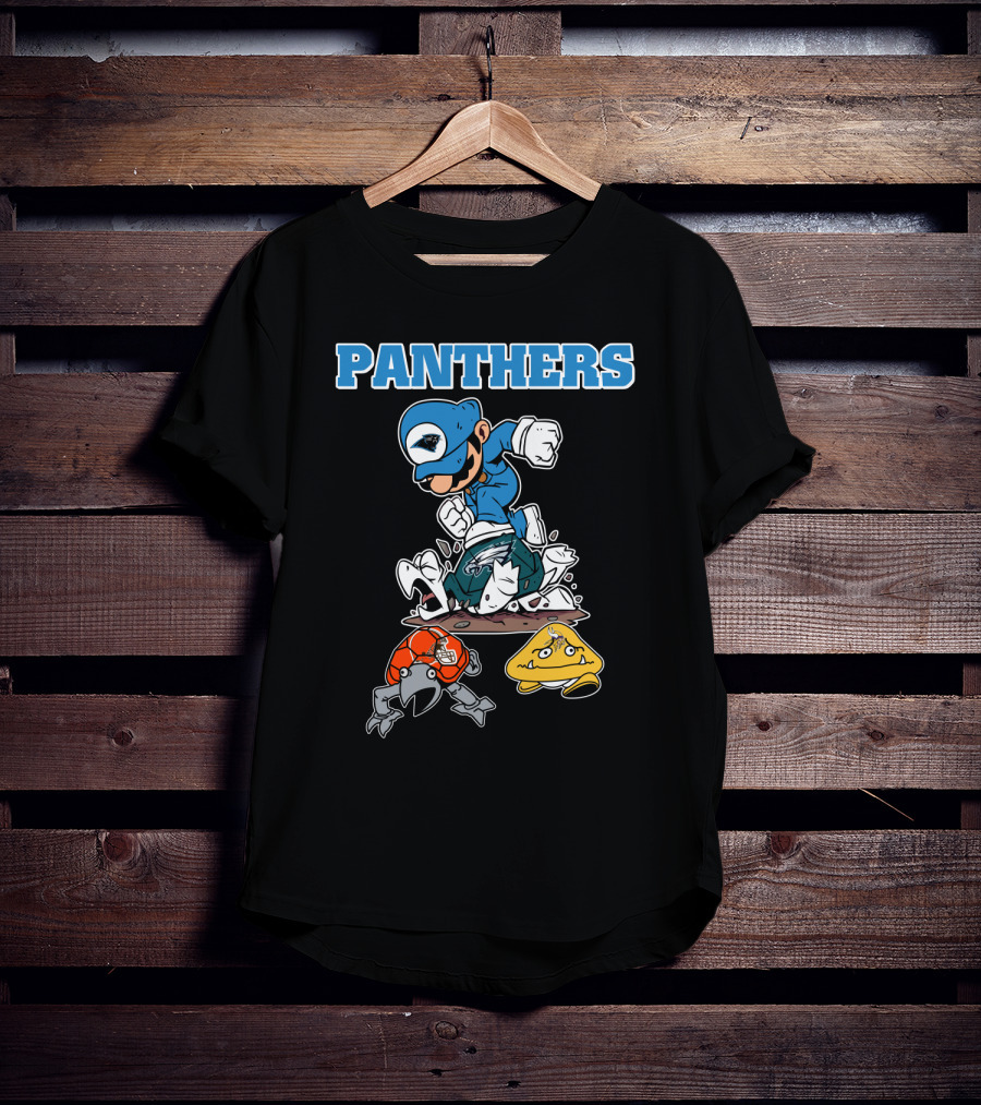 Panthers Toad And Koopa Defeated T-Shirt