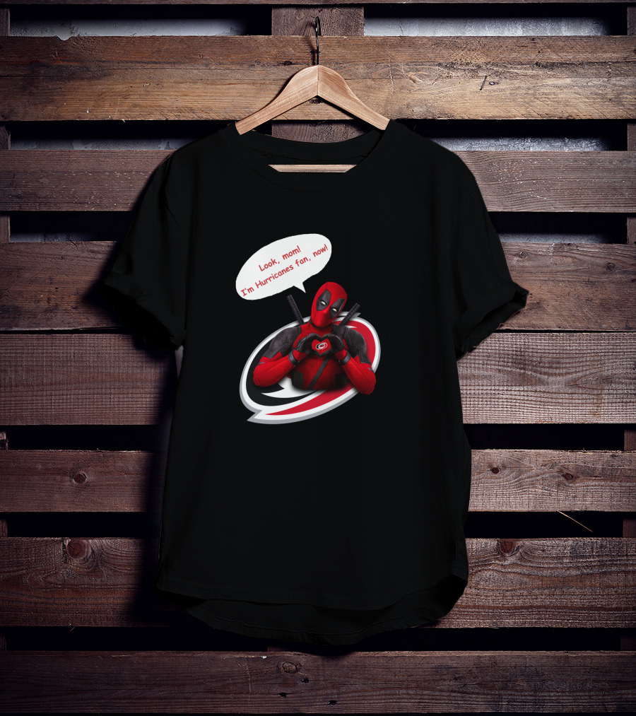 Carolina Hurricanes Look Mom I'm Hurricanes Fan Now T-Shirt