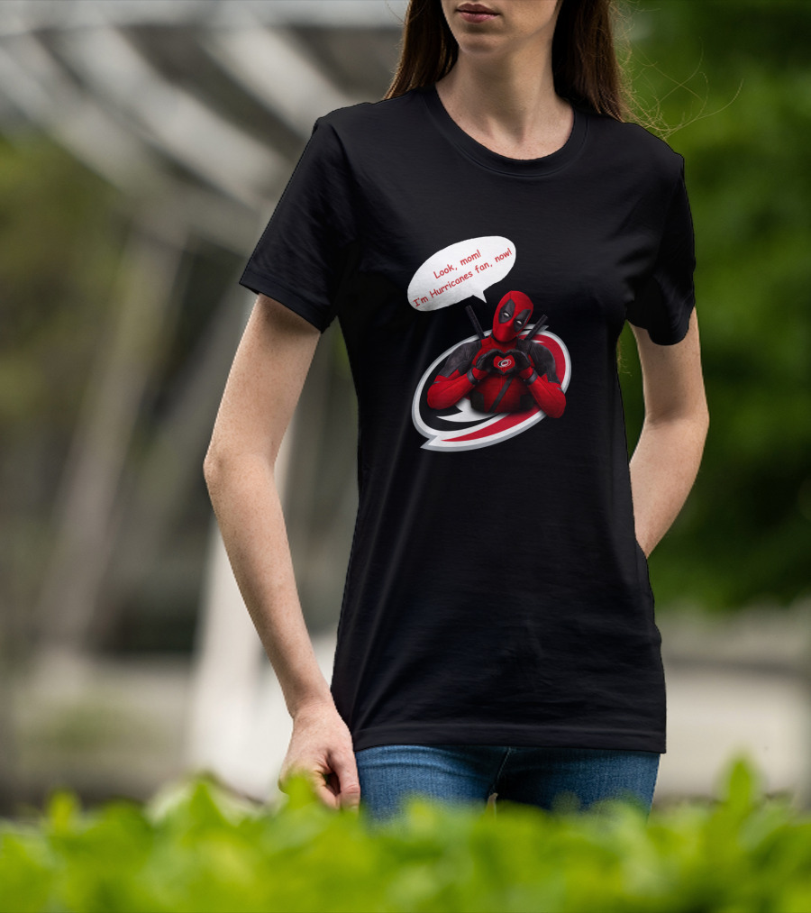 Carolina Hurricanes Look Mom I'm Hurricanes Fan Now T-Shirt