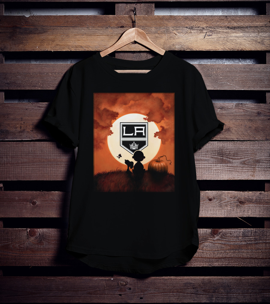 LA Kings Halloween Moon Pumpkin T-Shirt