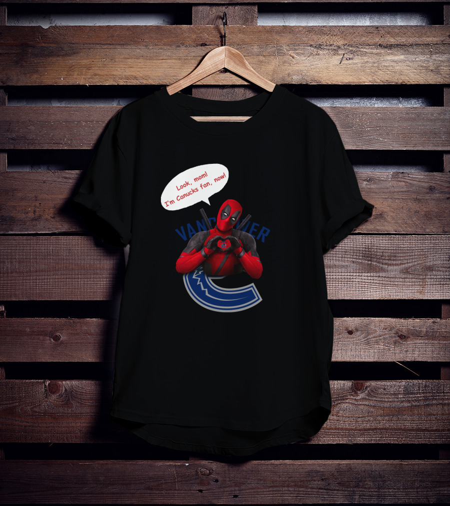Vancouver Canucks Fan Comic Character T-Shirt