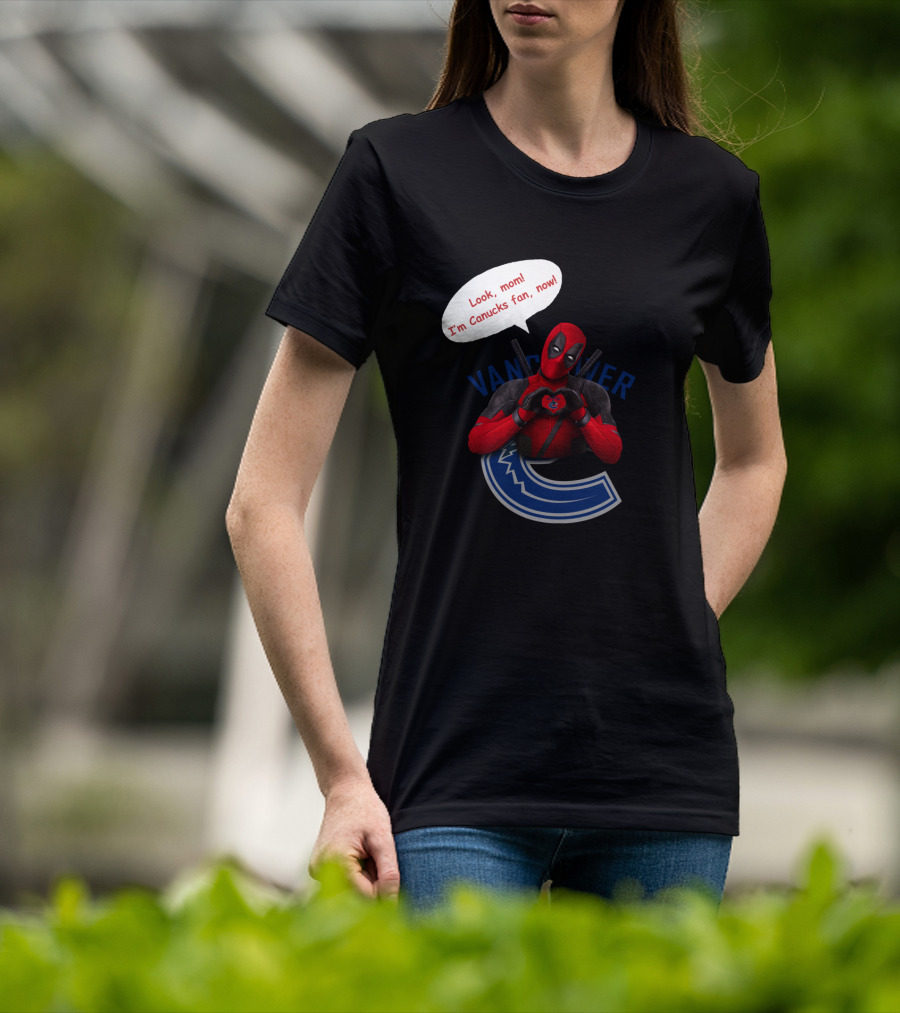 Vancouver Canucks Fan Comic Character T-Shirt