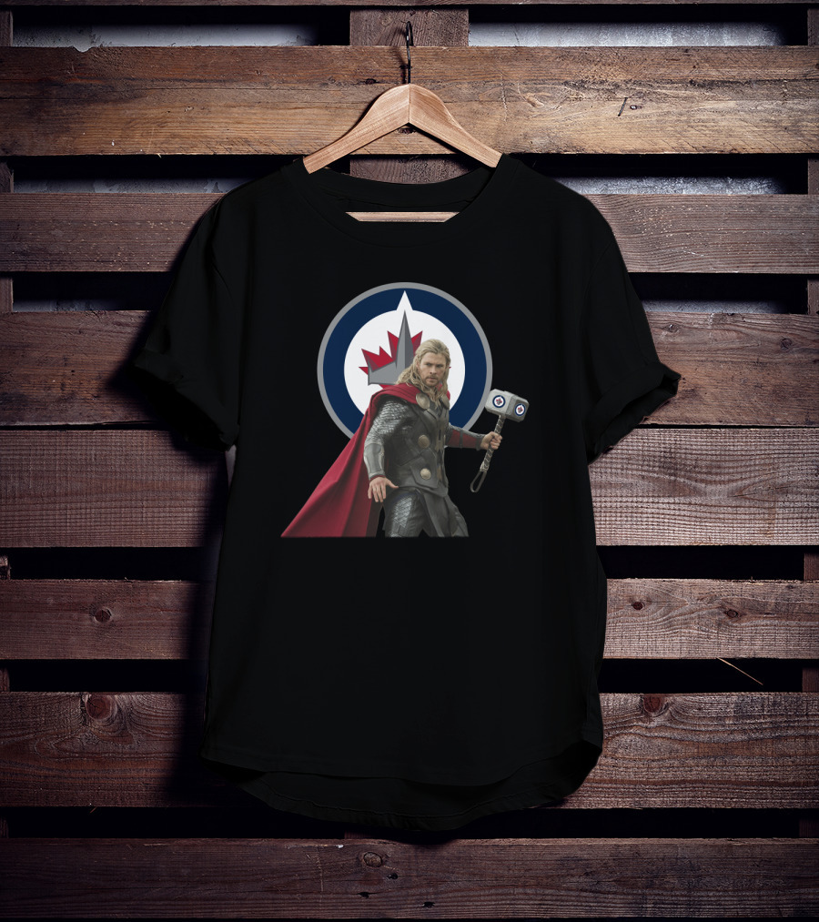 Winnipeg Jets Thor Mashup T-Shirt