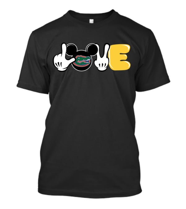 Love Florida Gators Football Mickey Mouse T-Shirt