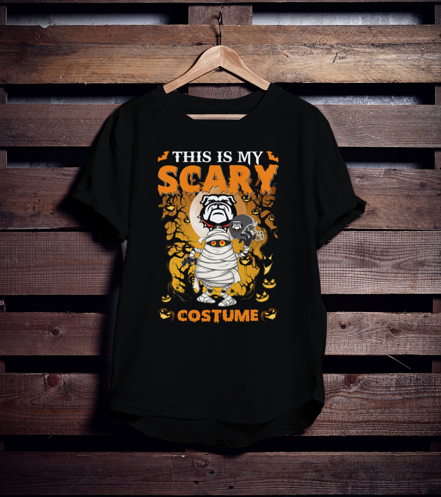 This Is My Scary Costume Halloween Georgia Bulldogs Football T-Shirt