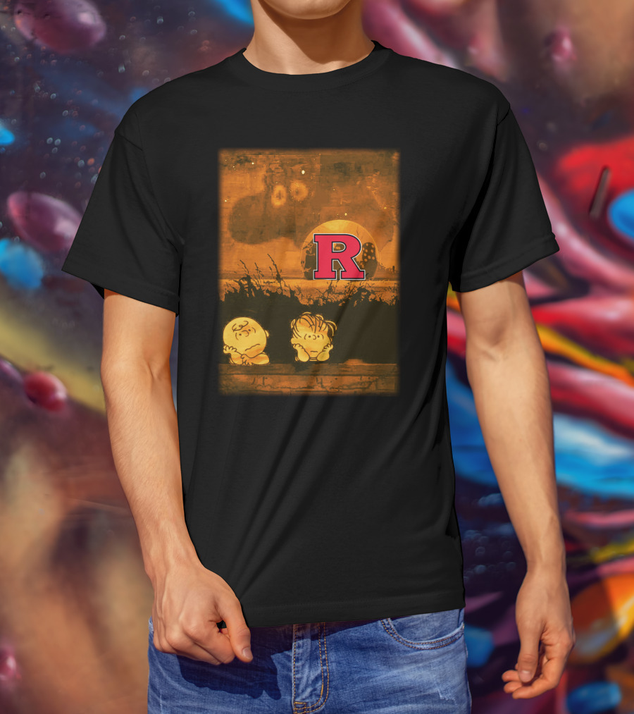 Rutgers Football Halloween Peanuts Great Pumpkin T-Shirt