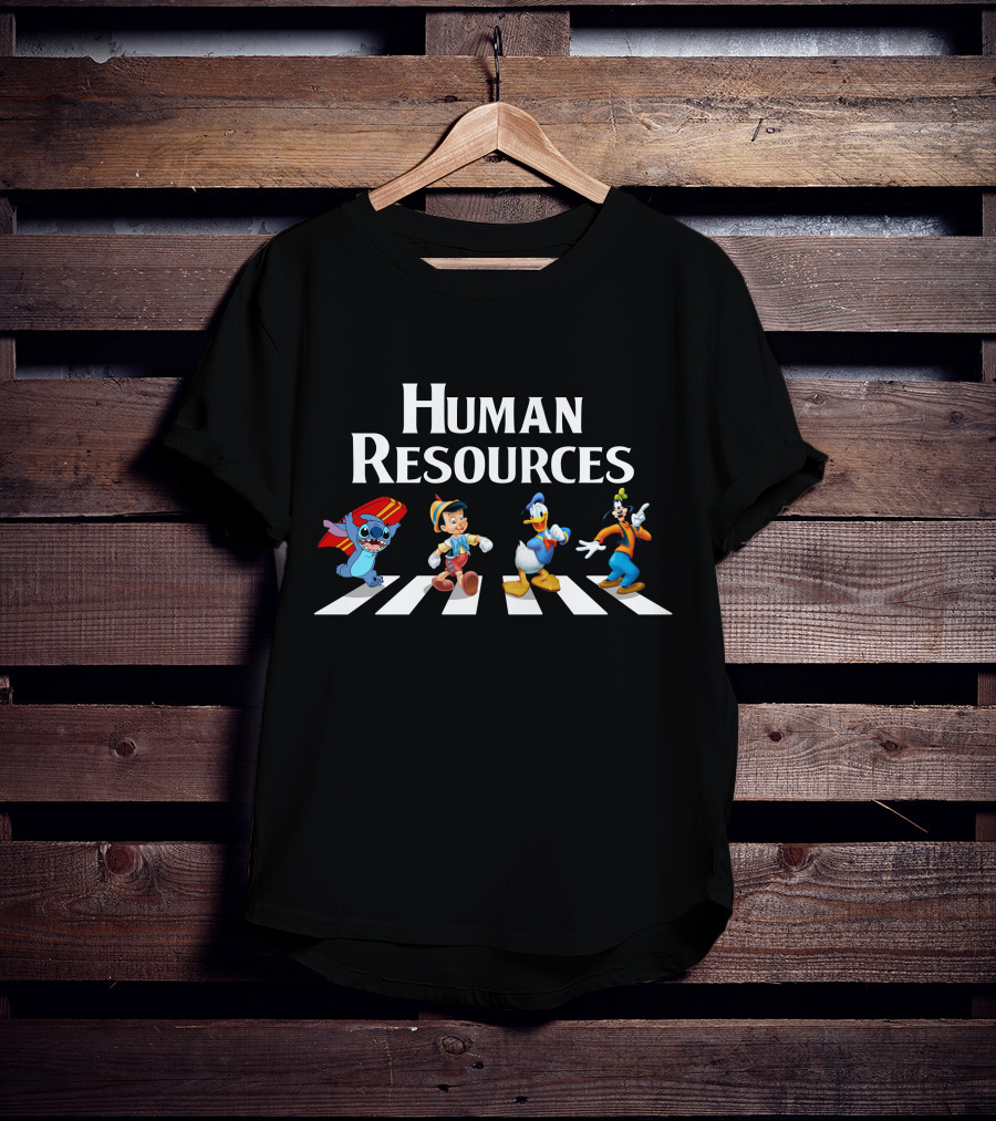 Human Resources Abbey Road Characters T-Shirt