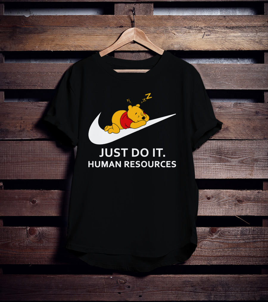Winnie The Pooh Sleeping Human Resources Zzz T-Shirt