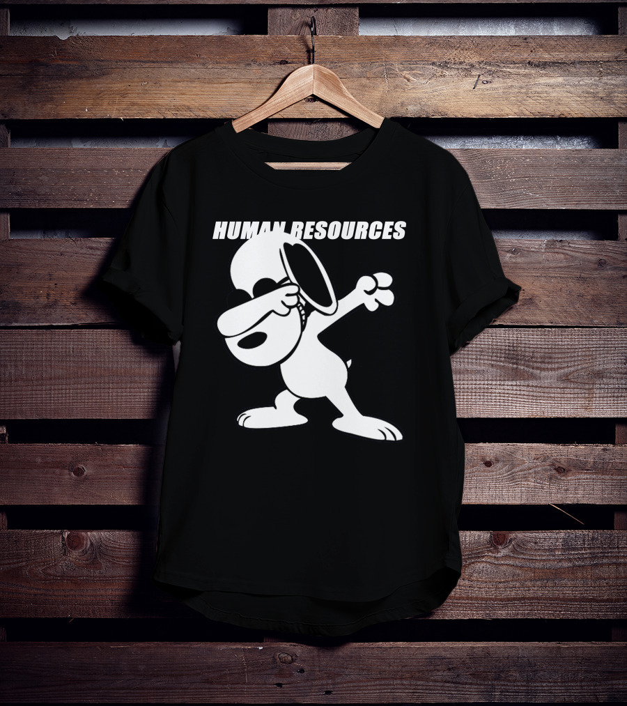 Snoopy Dabbing Human Resources T-Shirt
