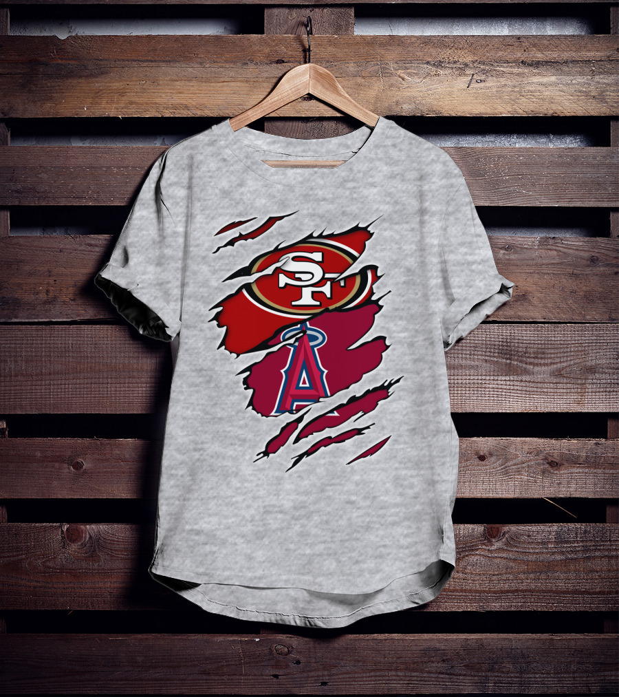 49ers SF Angels A Logo Fusion T-Shirt