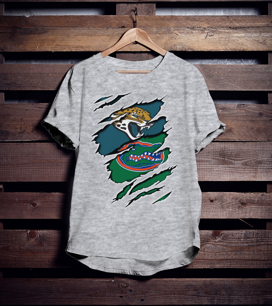Nfl Jaguars Gators Florida Football Team Rivalry T-Shirt