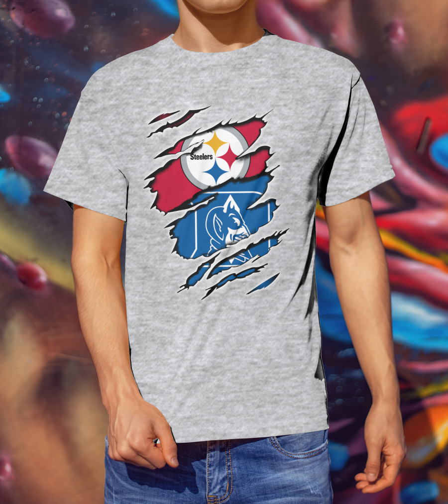 Steelers Duke Logo Fusion T-Shirt