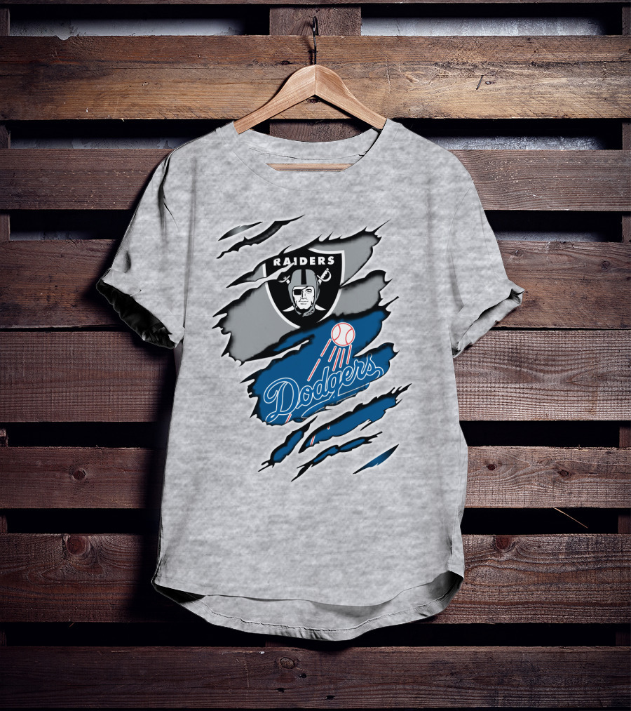 Raiders Dodgers Raiders Dodgers T-Shirt