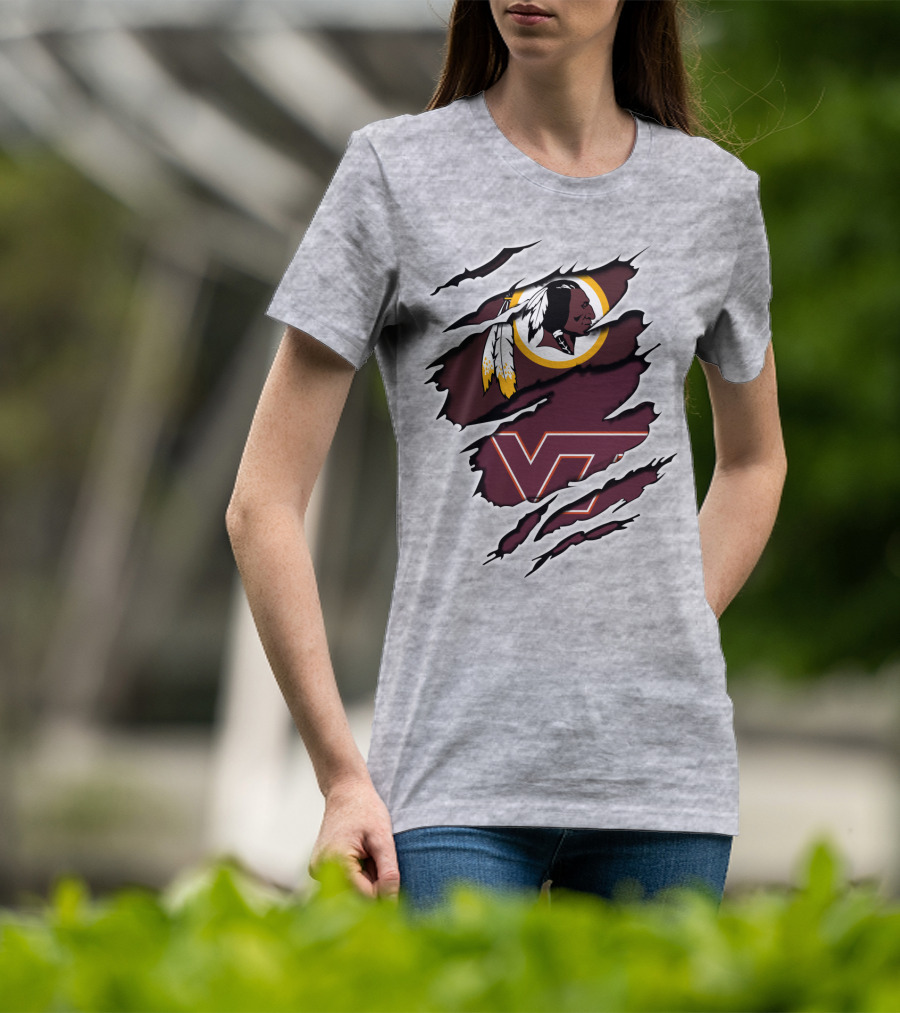 Redskins Hokiers Redskins Hokies Vt T-Shirt