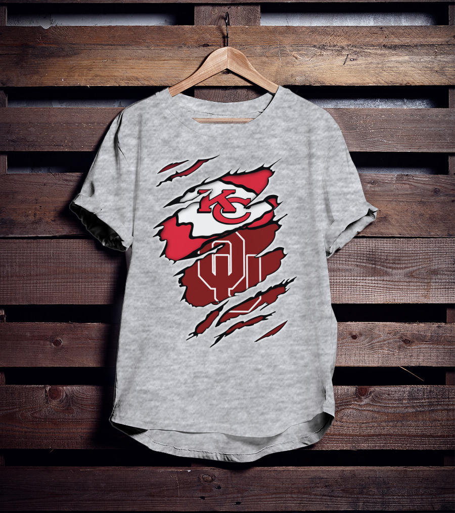KC Chiefs Oklahoma Sooners T-Shirt