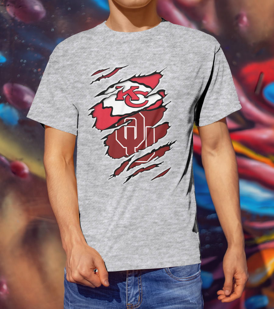 KC Chiefs Oklahoma Sooners T-Shirt